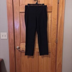 Dana Buchman Black Cheetah Leopard Patterned Dress Pants